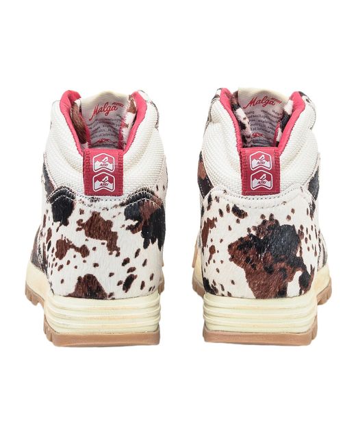 Autry Pink Malga Mid Sneakers