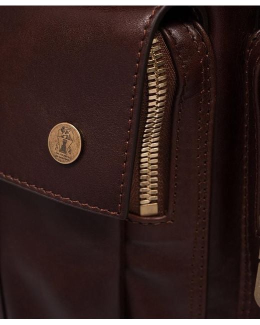 Brunello Cucinelli Multicolor Logo Embossed Backpack for men