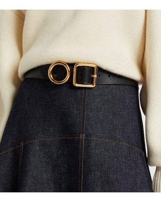 Jacquemus Black Regalo Leather Belt