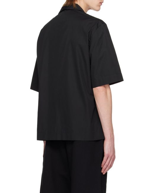 Givenchy Blue Logo Printed Short-Sleeved Shirt for men