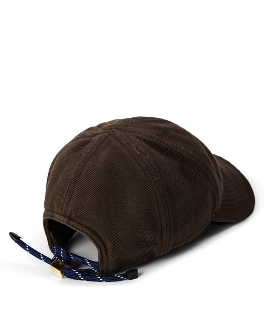 Miu Miu Brown Solid Color Baseball Cap