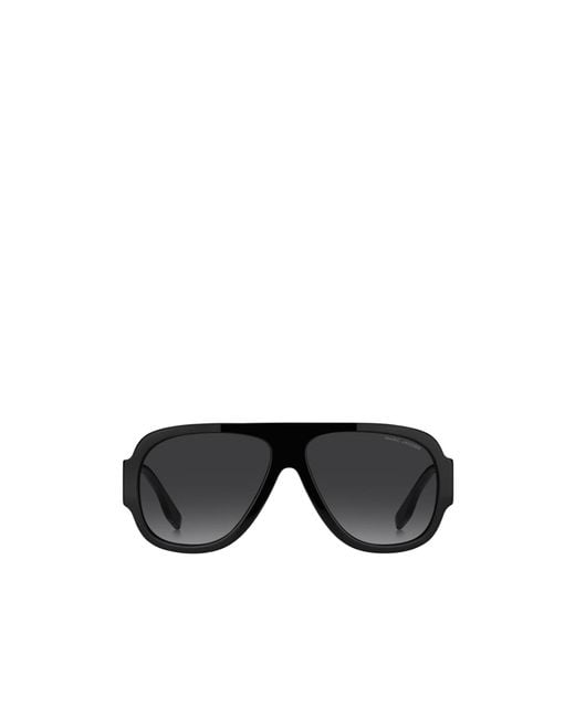 Marc Jacobs Black Eyewear Pilot Frame Sunglasses for men