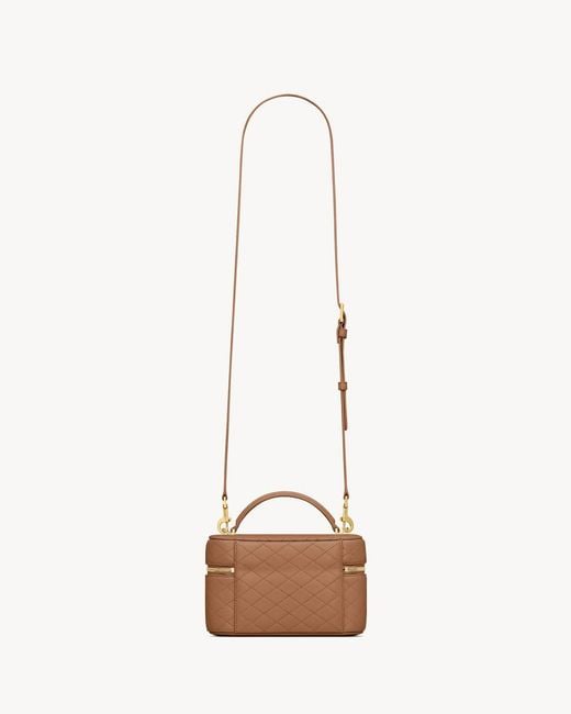 Saint Laurent White Gaby Vanity Bag
