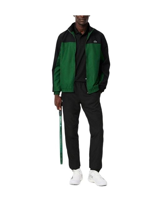 Lacoste Green Colorblock Shortsleeve Polo Shirt for men