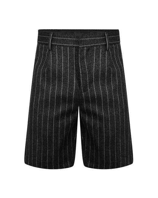 Represent Black Breathable Shorts for men