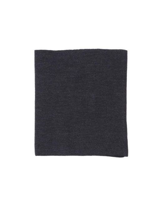 Maison Margiela Blue Knitted Scarf