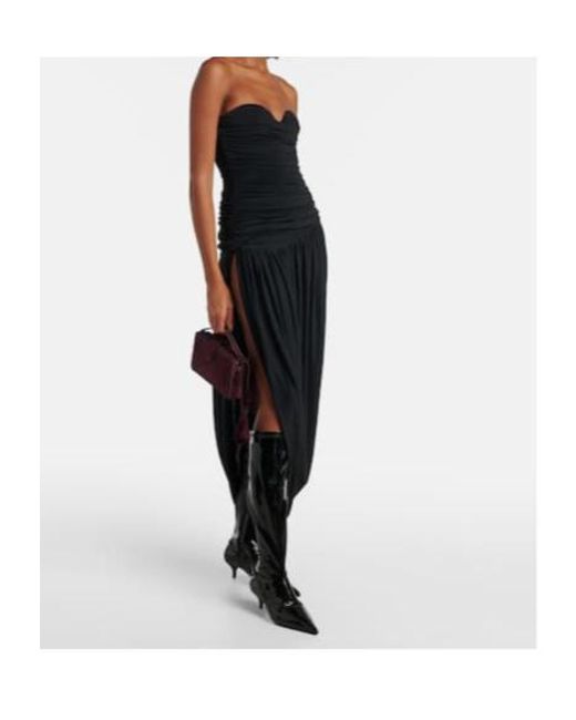 Magda Butrym Black Patent Leather Knee-High Boots
