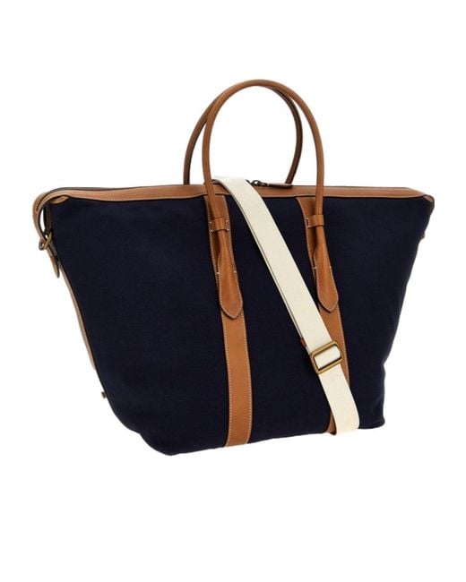 Polo Ralph Lauren Blue Polo Pony-Motif Luggage