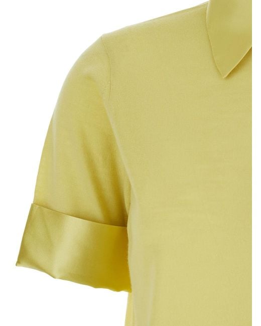 Semicouture Yellow Semi Couture Benita Polo Shirt