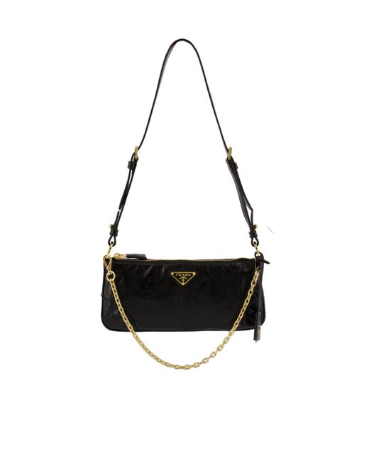 Prada White Re-Edition 2002 Zipped Shoulder Bag