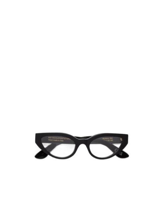 Retrosuperfuture White Geometric Frame Plain Mirror for men