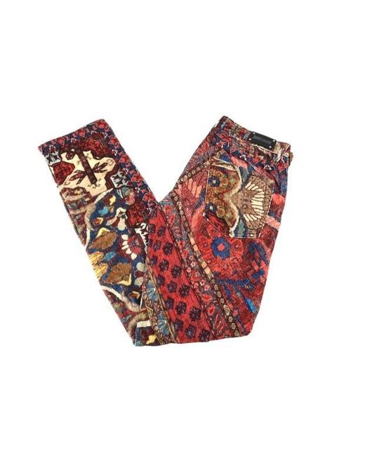Just Cavalli Multicolor Belt-Loop Jeans for men