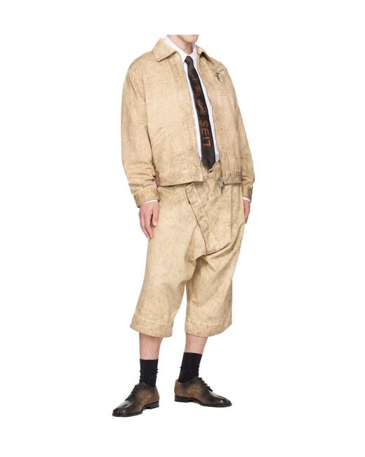 Vivienne Westwood Natural Inferno Denim Shorts for men