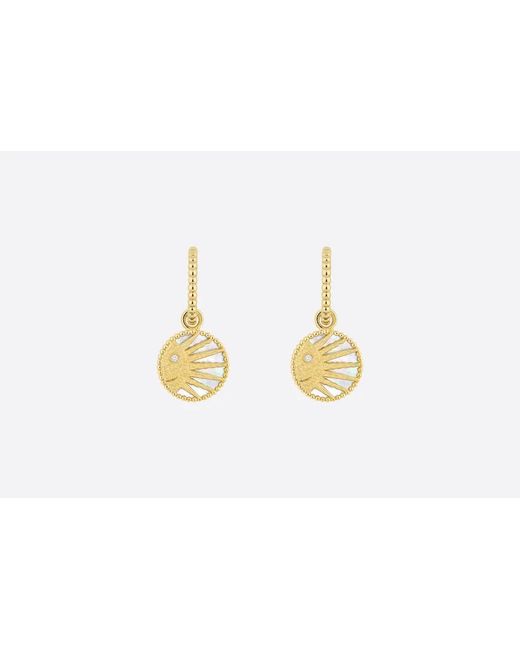 Dior Black Rose Céleste Earrings