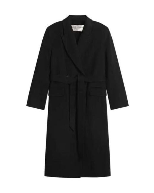 Acne Black Double-Breasted Coat
