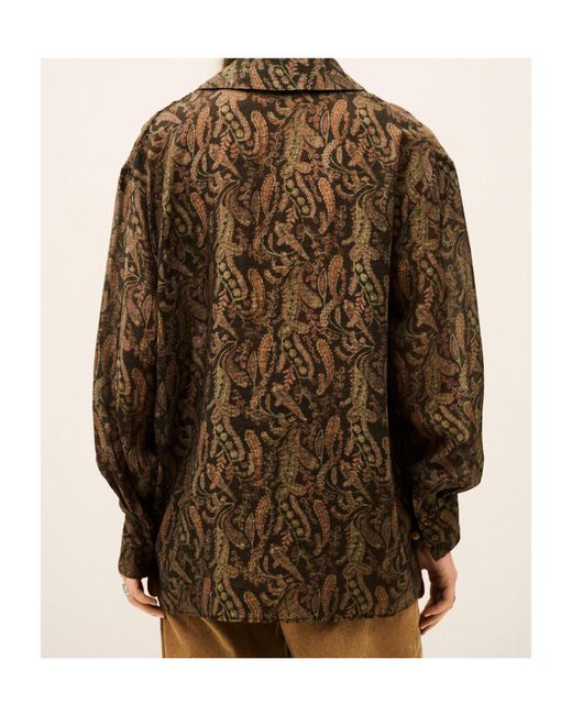 Ba&sh Brown Printed Shirt