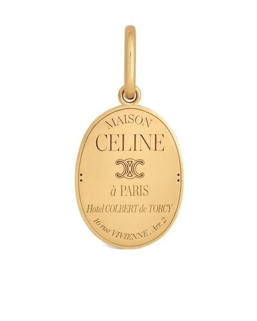 Céline Metallic Charms Maison Medal
