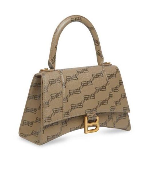 Balenciaga Natural Hourglass Small Tote Bag
