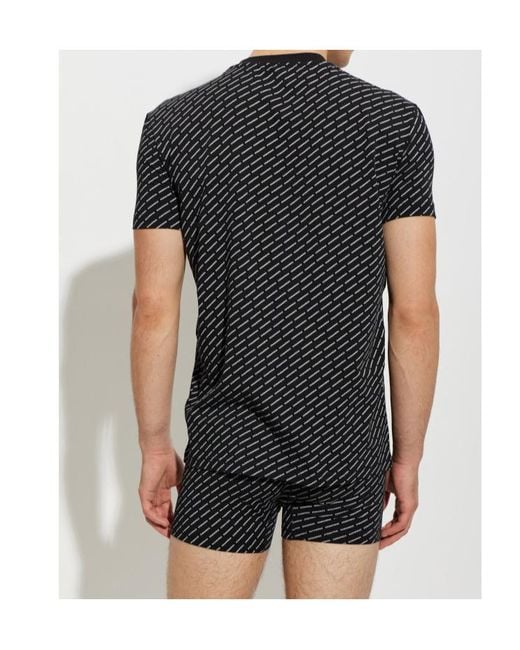 DSquared² Black Short-Sleeved T-Shirt And Underwear Set for men
