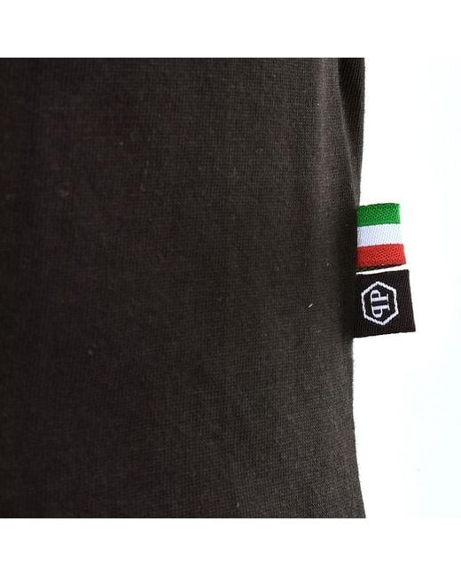 Philipp Plein Black Logo Details T-Shirt