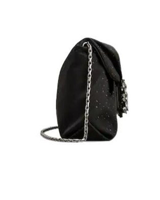 Roger Vivier Black Efflorescence Mini Bag