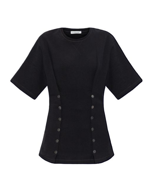 Lanvin Black Fitted T-Shirt