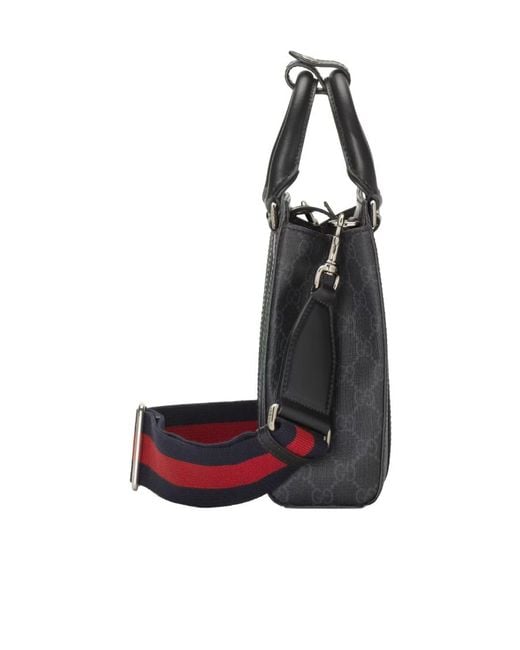 Gucci Black Gg Supreme Tote Bag for men