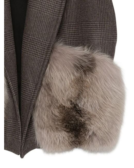 Blancha Brown Prince Of Wales Vest
