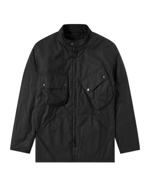 Barbour Black Zip-Up Long-Sleeved Jacket for men