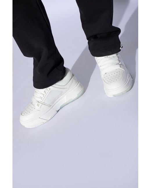 Amiri White Ma-1 Leather Sneakers