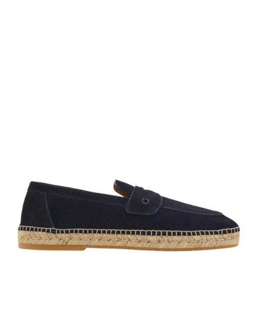 Ferragamo Blue Espadrilles Loafer for men