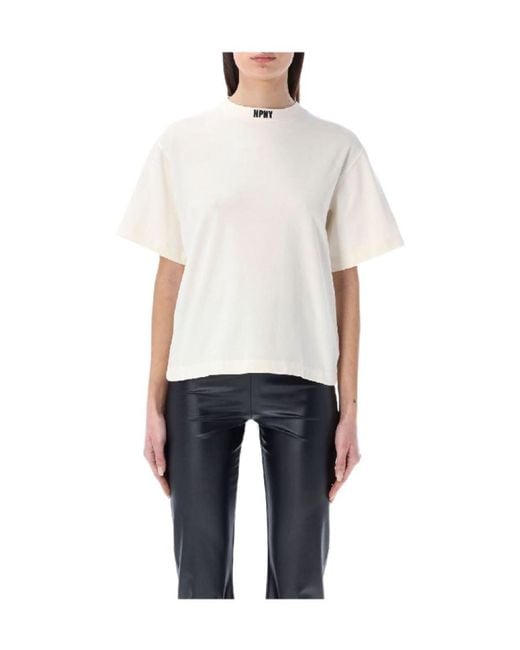 Heron Preston White Logo-Print Short-Sleeved T-Shirt