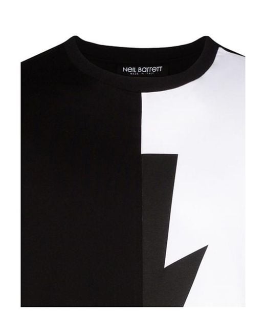 Neil Barrett Black Short-Sleeved T-Shirt for men