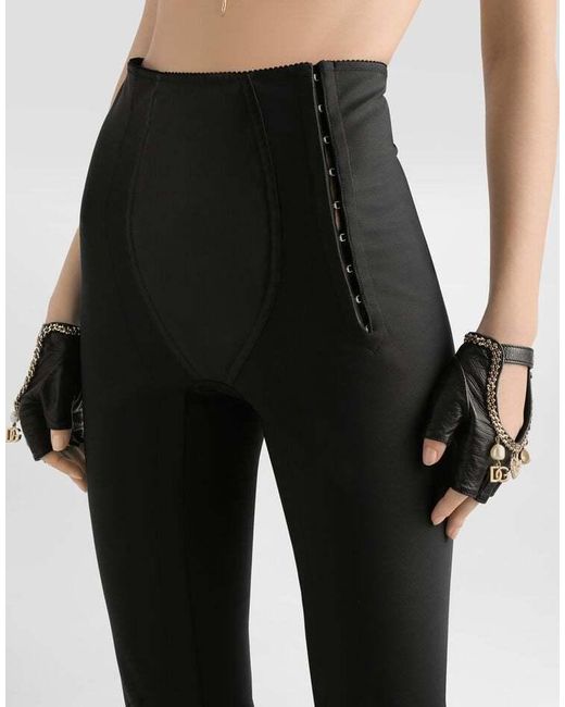 Dolce & Gabbana Black Dolce & Gabbana Leggings
