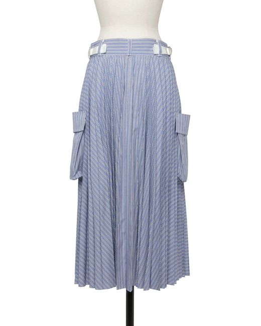 Sacai Blue Belt Loop Skirt