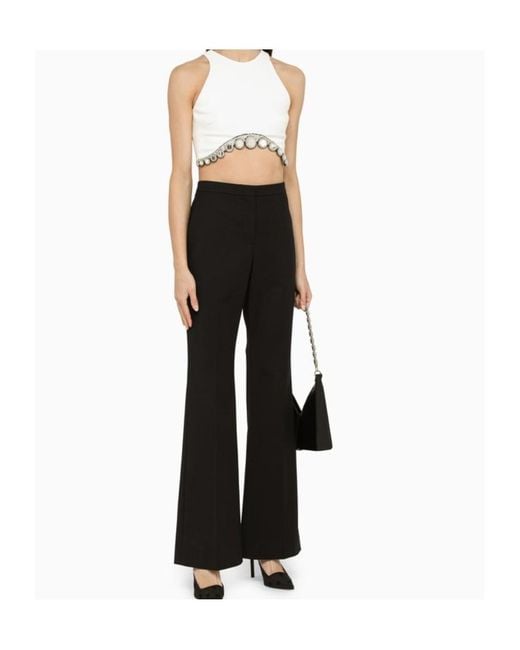 Givenchy Black Flared Trousers