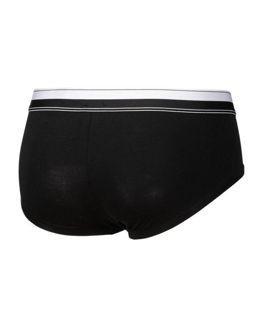 Dolce & Gabbana Black Elastic Waist Briefs for men