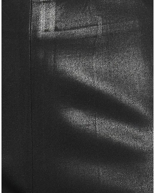 DIESEL Black Solid Color Flared Pants