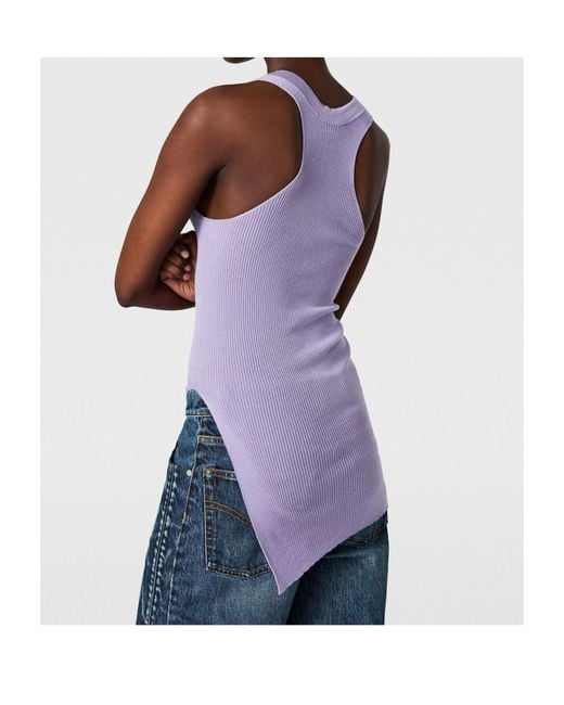Stella McCartney Purple Sleeveless Top