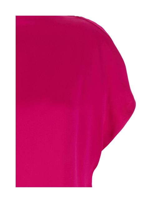 Dries Van Noten Pink Diria V-Back Midi Dress