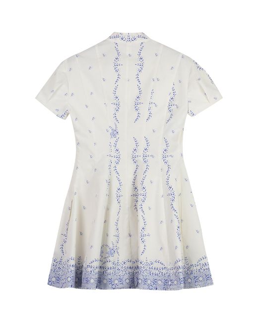 Philosophy Di Lorenzo Serafini White Short-Sleeved V-Neck Dress