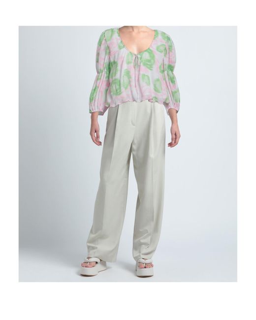 Ganni Green Tops