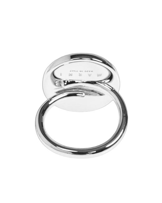 Marni Orange Brass Ring