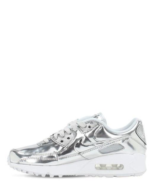 Nike White Laceup Casual Shoes