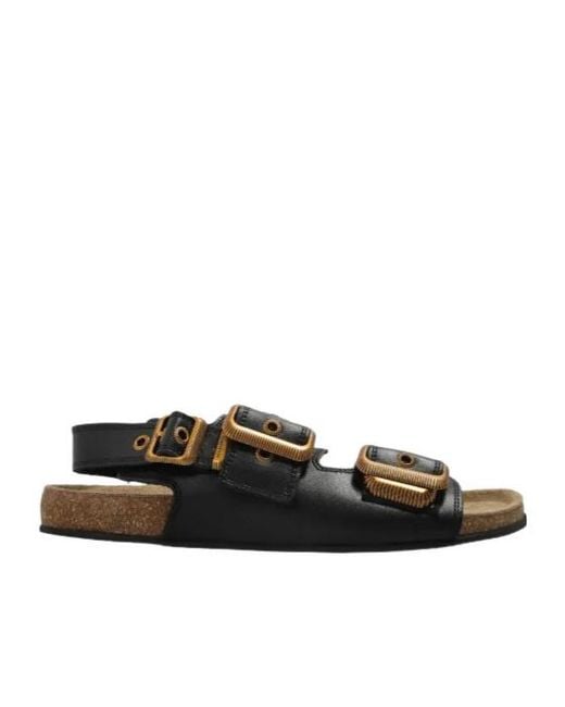 AllSaints Black Leather Sandals