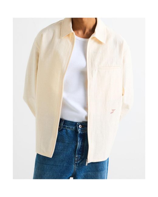Jacquemus Natural Jacquard Rosemary Overshirt for men