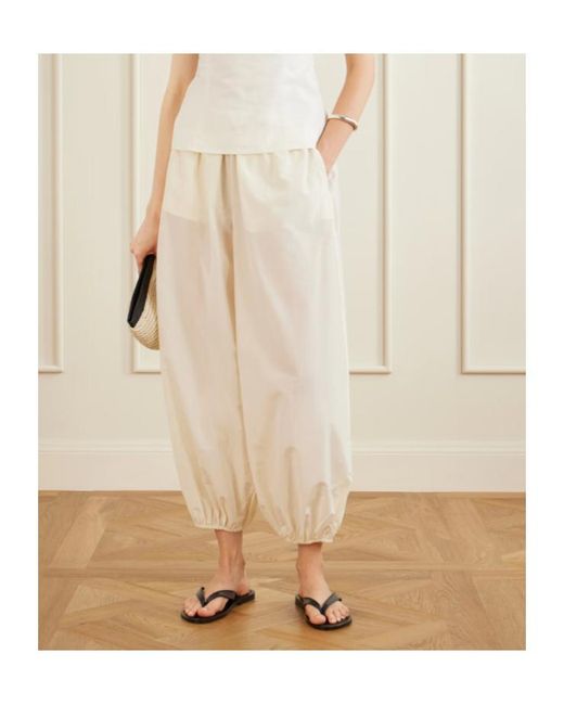 Loulou de Saison White Almaya Cocoon Trousers