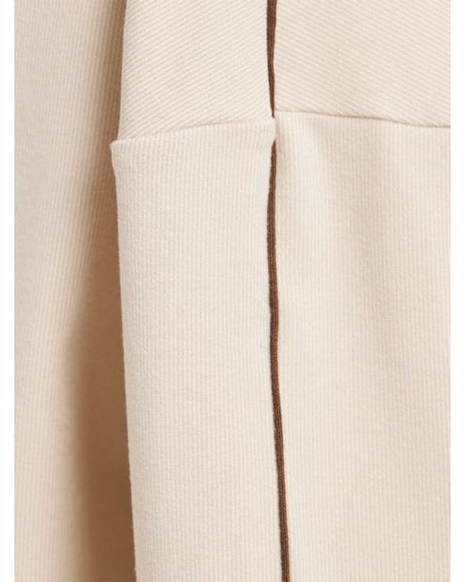 Varley White Rona High Neck Sweatshirt