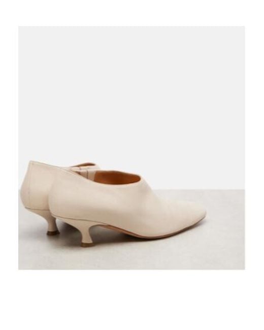 Calvin Klein White Anna Leather Pumps