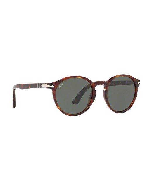 Persol Multicolor Round Frame Sunglasses for men